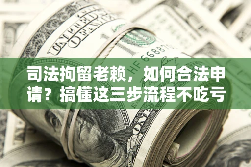 济南司法拘留老赖，如何合法申请？搞懂这三步流程不吃亏！