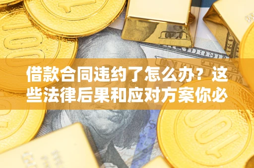 济南借款合同违约了怎么办？这些法律后果和应对方案你必须知道
