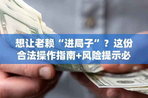 济南想让老赖“进局子”？这份合法操作指南+风险提示必须看！