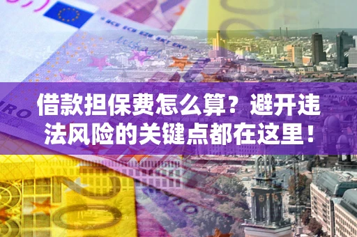 济南借款担保费怎么算？避开违法风险的关键点都在这里！
