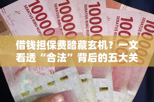 济南借钱担保费暗藏玄机？一文看透“合法”背后的五大关键陷阱