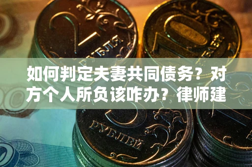 济南如何判定夫妻共同债务？对方个人所负该咋办？律师建议