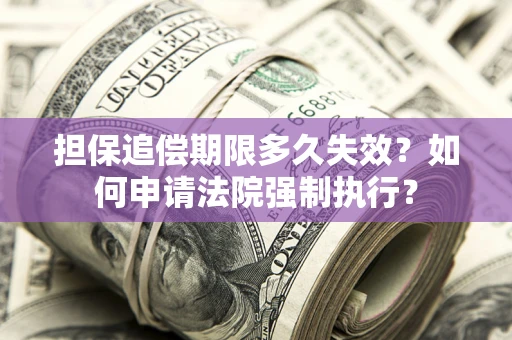 济南担保追偿期限多久失效？如何申请法院强制执行？