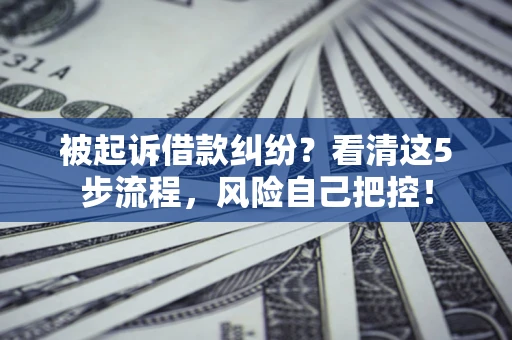 济南被起诉借款纠纷？看清这5步流程，风险自己把控！