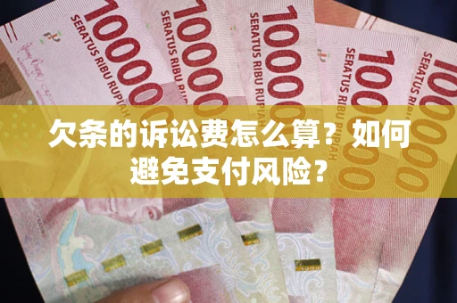 济南欠条的诉讼费怎么算？如何避免支付风险？