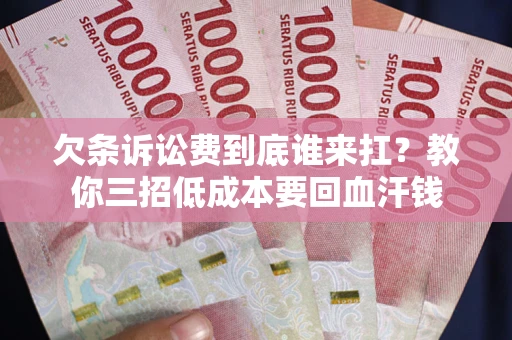 济南欠条诉讼费到底谁来扛？教你三招低成本要回血汗钱
